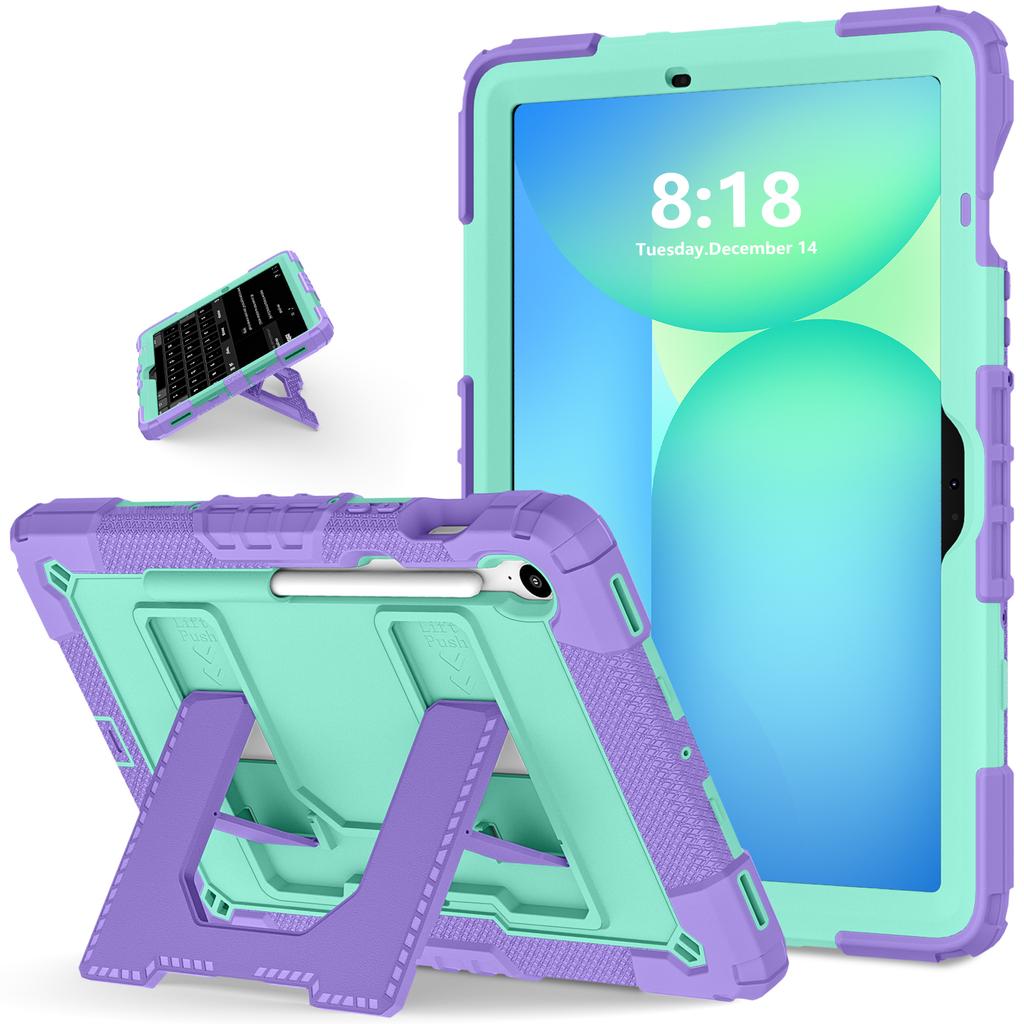 Чехол-подставка для Samsung Tab S10 Lite S9 FE Tab A11 A9 Plus A9+ A11+ Чехол для планшета Прочный Толстый Ударопрочный Жесткий Чехол