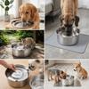 Anti Splash Floating Dog Bowl Large Capacity Large Capacity Dog Water Bowl  Daily Pet Feeding
