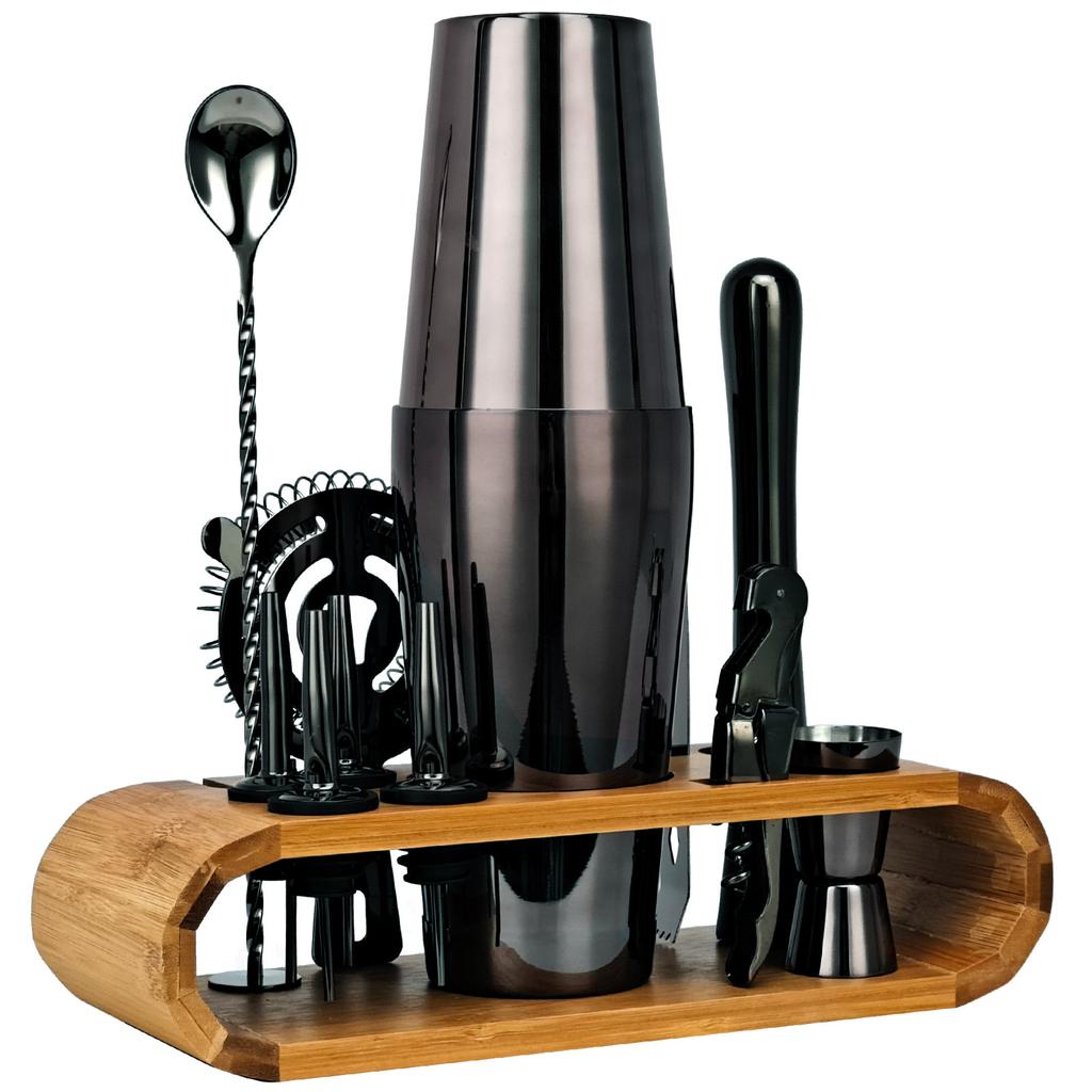 Барные инструменты Набор миксеров из нержавеющей стали Кружка для коктейльного миксера Набор из 12 предметов Снежный кувшин Миксер Полный набор