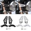 1 Pair Stainless Steel Motorcycle Headlight Bracket Mount Stand Support