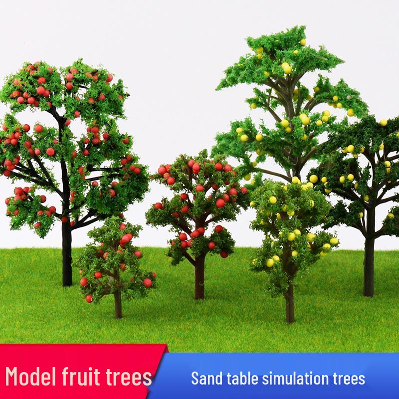 DIY Handmade Fruit Tree Trunk Model for Sandbox Scenes