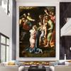 Classical Oil Painting Poster Transfiguration of Christ Prints Raffaello Santi Canvas Painting for Gallery Decoration for Home