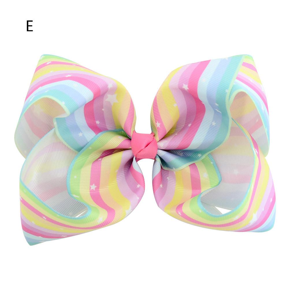 1 Pcs/6 Pcs Children Girl Hair Clips Cute Printing Bowknot Headband Hair Accessories