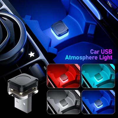 1 шт. новый универсальный USB автомобильный интерьерный атмосферный свет светодиодные сигнальные огни автомобильная лампа для чтения украшения аксессуары для салона автомобиля