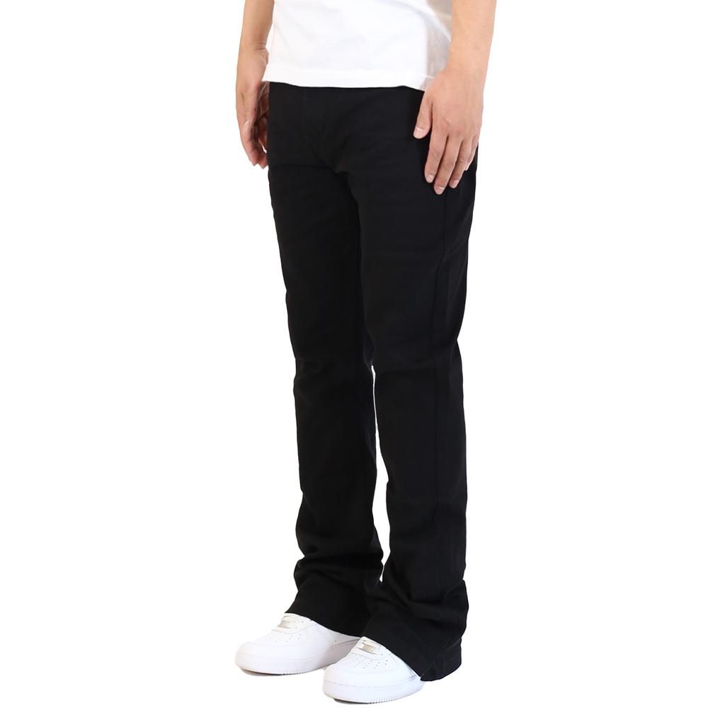 Джинсы клеш Haipeodenim цвета Jet Black