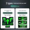 Self-Luminous Safety Exit Floor Decal