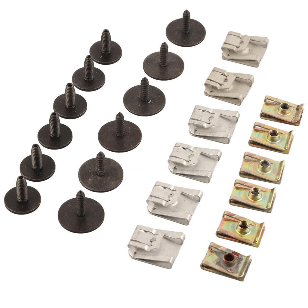 Engine Undertray Clips Screws Set Metal Replacement for E‑Class W211 2002‑2008