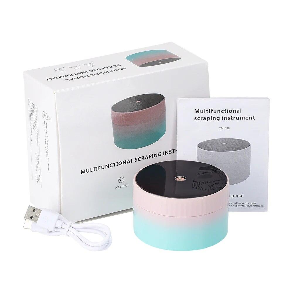 99 передач, электрический вакуумный баночный массаж, вибрационный антицеллюлитный массажер для тела, гуаша, соскабливание, сжигание жира, похудение