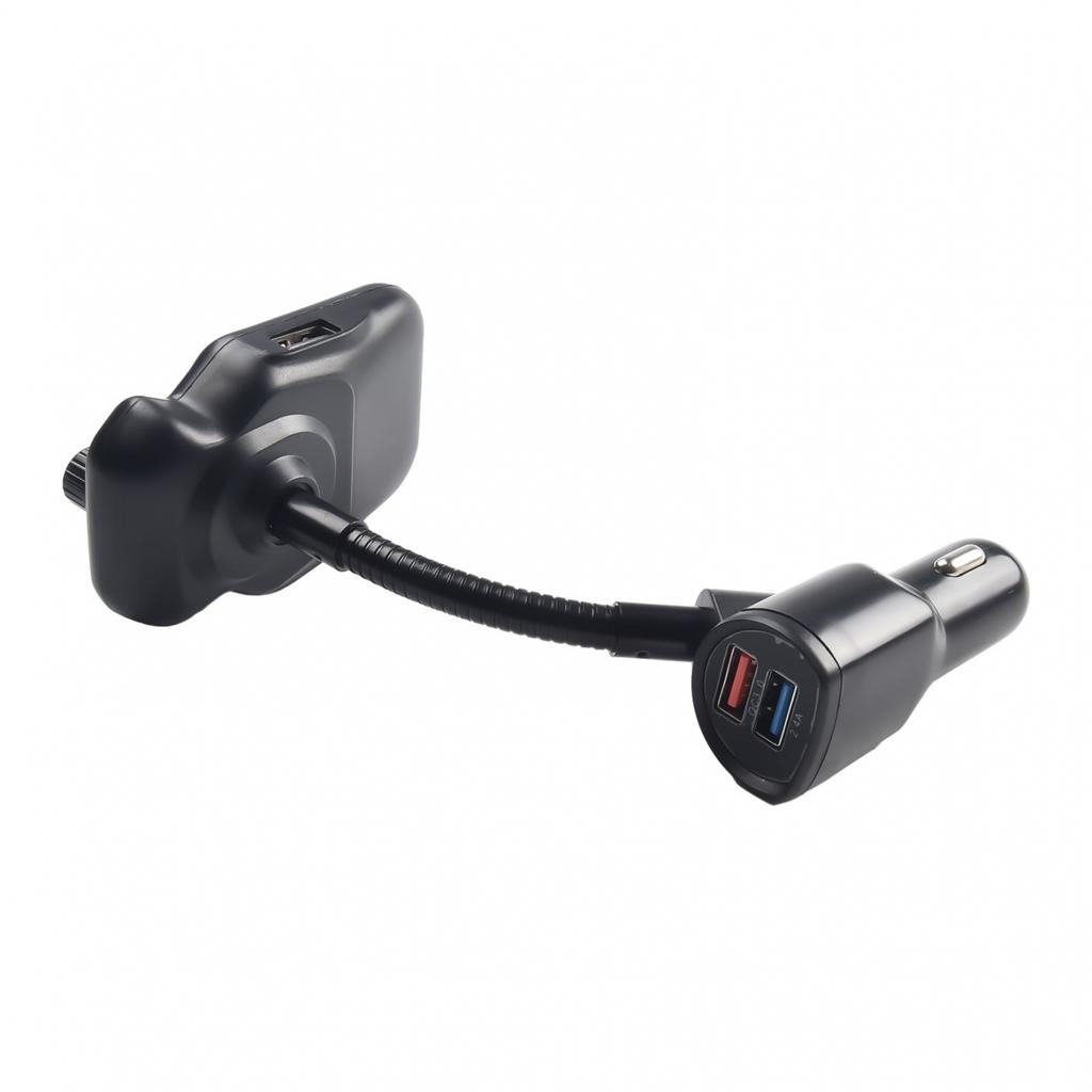 Беспроводной автомобильный FM-передатчик, радиоадаптер, USB-зарядное устройство для голосового вещания