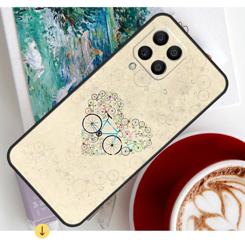 Bike Bicycle Sport Case For Samsung Galaxy M20 M31 M16 M36 M56 M33 M53 M13 M12 M32 M52 M15 M55 M14 M35 M34 M54