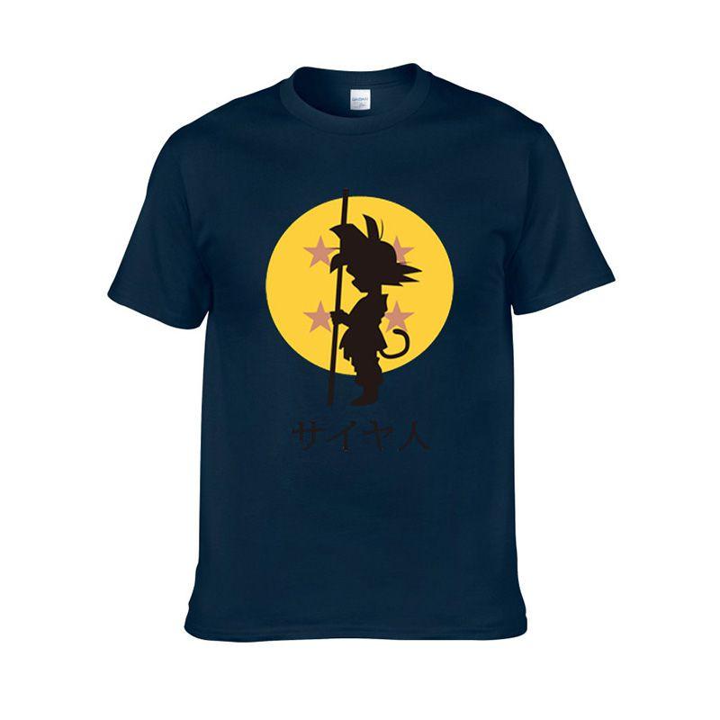 Unisex Dragon Ball Z Vegeta Graphic Print Soft Cotton Casual T-shirt Short Sleeve Top