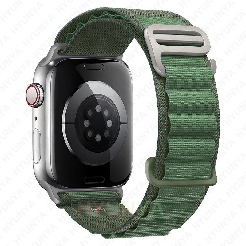 Альпийские ремешки для ремешков часов iWatch Серии 10 11 46мм 9 8 7 SE Ultra 2 3 49мм 44мм 45мм 40мм 41мм 42мм Браслет для часов