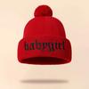 Autumn And Winter Thin Knitted Hat Men'S And Women'S Embroidered Wool Cold Hat Student Shopping Sweet Cute Pullover Hat