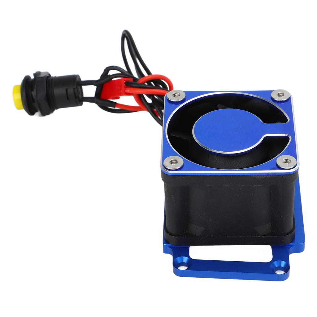 RC Motor Cooling Fan Aluminum 4028 High Speed Motor Heat Sink for Traxxas 1 8 4WD for Sledge Monster Truck 95076 4 Dark