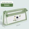 Transparent Pencil Case Mesh Stationery Bag Durable Stationery Storing Bag  Students