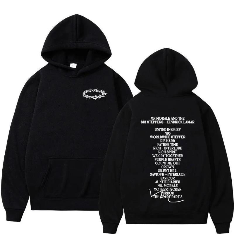 Kendrick Lamar Hoodie Mr. Morale and The Big Casual Hoodie New Vintage Pullovers LooseClothes Sweatshirts for Men