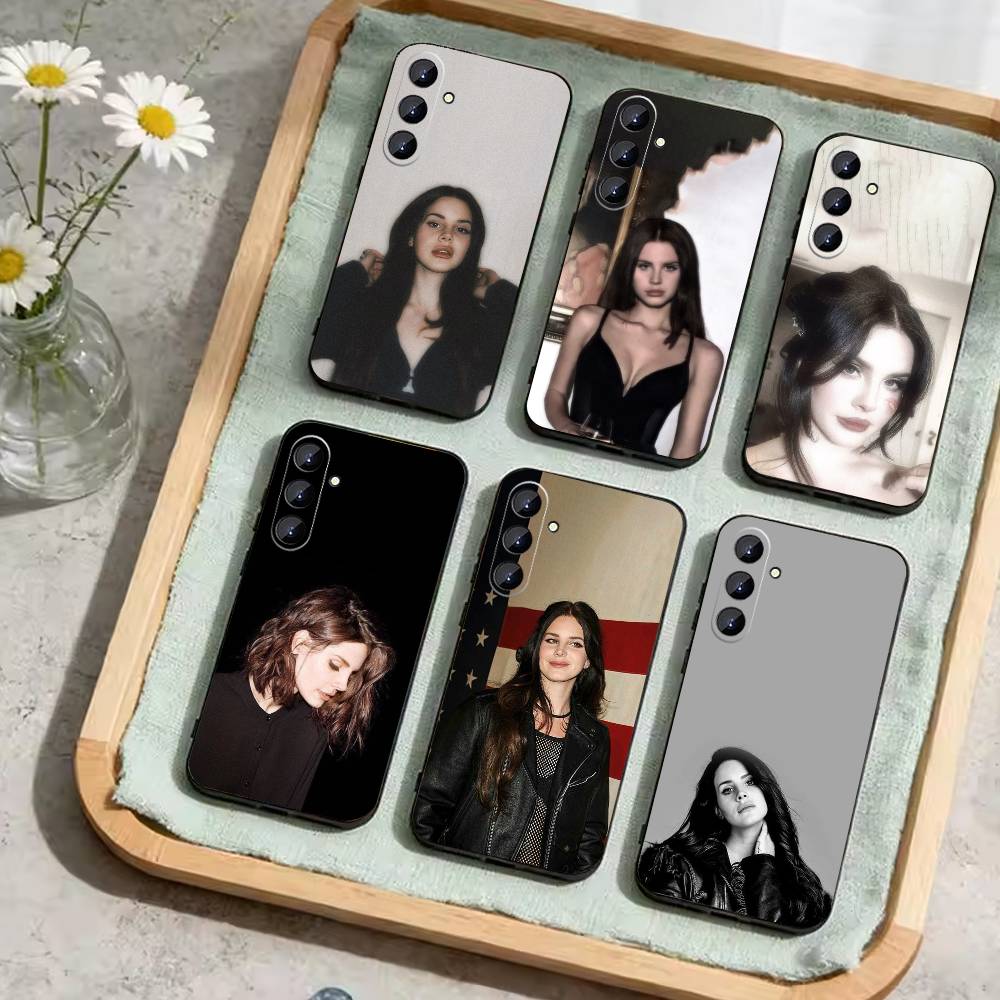 Чехол для телефона L-Lana Del R-Rey для Samsung Galaxy A73,21,22,32,71,53,52,51,80,5G Мягкий черный чехол