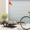 Bicycle Trailer Black 122 x 53 x 31 cm Iron