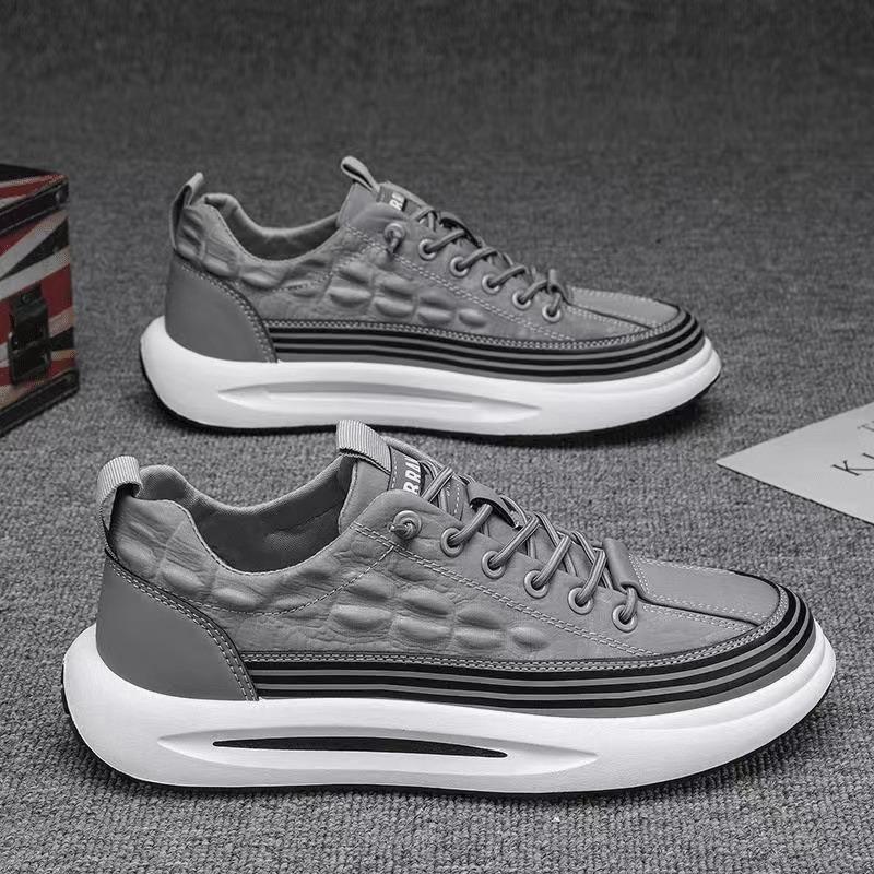 Мужская обувь весна новая ткань-зонт повседневная обувь зеленая толстая подошва удобная амортизация легкая дышащая обувь для скейтборда