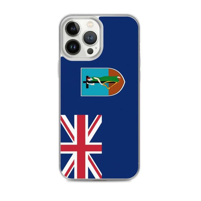 Coque iPhone - Montserrat - Drapeau - Souple - Multicolore - Compatible iPhone 13 Pro Max