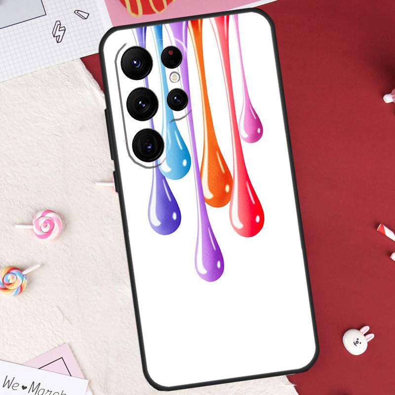 Коллекция флаконов лака для ногтей Чехол-футляр для Samsung Galaxy S26 Ultra S20 S21 S22 S23 S24 S25 Ultra S10 Plus S25 FE