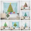 Christmas New Year Christmas Tree Pattern Living Room Bedroom Decorative Tapestry