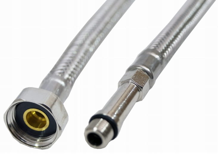 Flexible Hose for Faucet 1/2''x10 Stainless Steel
