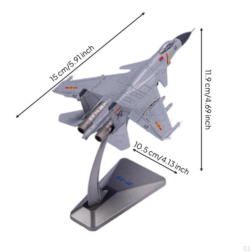 Модель истребителя J-15 Детализированный Самолет Реалистичный для Офиса, Коллекционеров