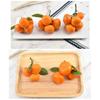 Artificial Tangerine Fruit Simulation Foams Tangerine Realistic Fruit for Kitchen Parties Decorations Photography Props