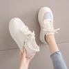 Fashionable Casual Shoes  Summer Mesh Breathable Versatile New White Shoes Women's Thick Sole Heightening Sneakers