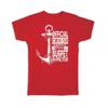 Buffet Inspector Cruise Ship Anchor Funny Quote Art Print Wall T Shirt