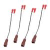 4PCS Car Speaker Harness Wire Cable Adaptor 72-7400 For Nissan Altima Frontier
