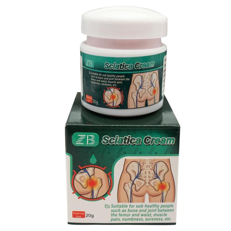 Мазь ZB Sciatica - 20 г. Крем для снятия боли в спине, поясничном отделе позвоночника и суставах