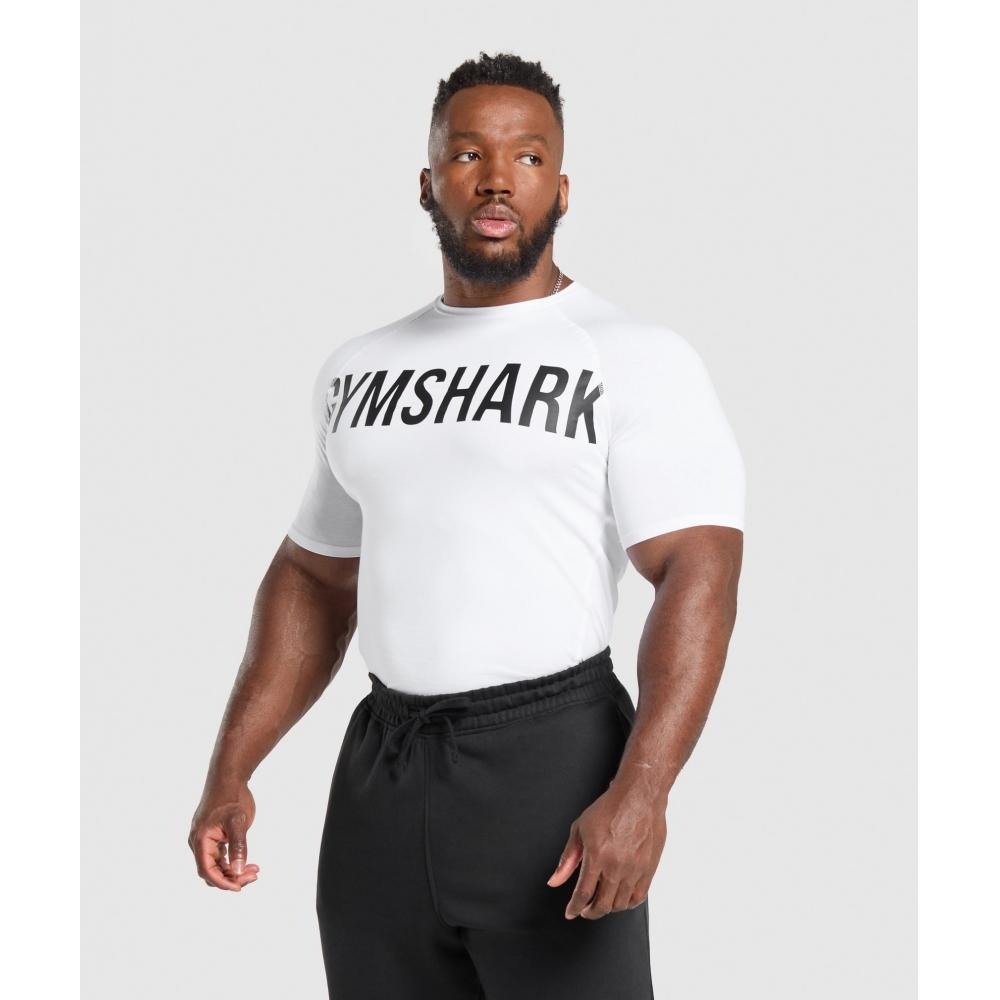 Gymshark Футболка Prime белая A2c5v Wb57