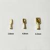 200PCS Set Female Spade Durable 200pcs Butt Connector Electrical Crimp Terminal Insulated Wire