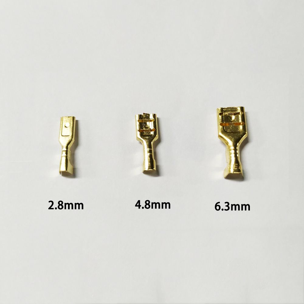 200PCS Set Female Spade Durable 200pcs Butt Connector Electrical Crimp Terminal Insulated Wire