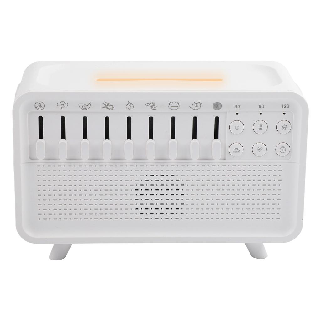 Диффузор Белого Шума Ароматерапевтический Диффузор Воздуха Увлажнитель с 8 Регулируемыми Белыми Шумами Помощь для Сна Ночник