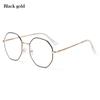 Retro Eye Wear Metal Myopia Optical Mirror Vision Care Anti-blue Light Glasses Eyeglasses