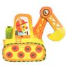 DJECO Puzzle Duo Artic-Roll Vehicle, Working Vehicle, Excavator, Picture Matching, Ages 1, 2, and 3, Boys and Girls, Toddlers, Baby Gift, Present,
