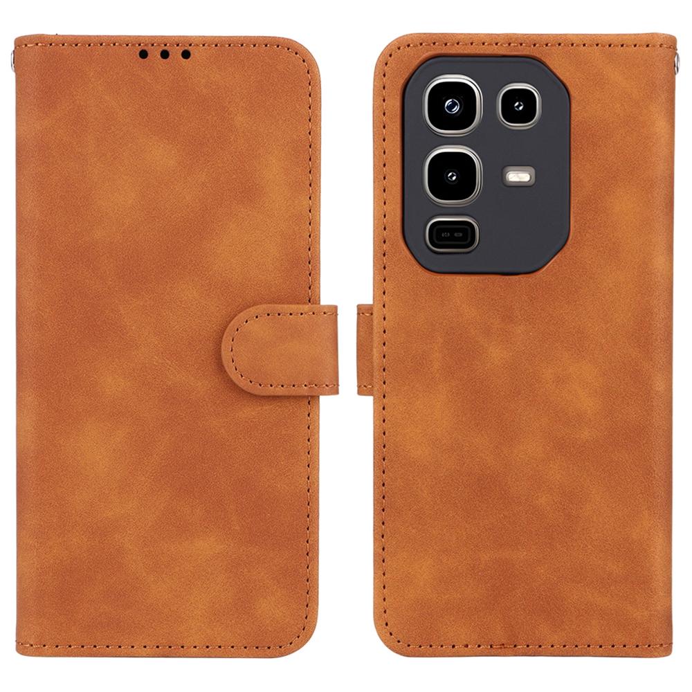 Для Infinix Note 50 Pro 4G Кожаный чехол с эффектом кожи Противоударный Чехол-книжка с кошельком для телефона