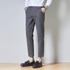 Men's Nine-Point Casual Pants, Slim Fit Tapered Korean Style Trendy Spring and Autumn New Dress Pants for Men 71856