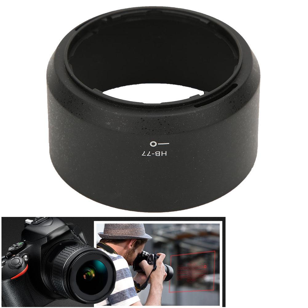 HB 77 Plastic Lens Hood Replacement for Nikon AF P DX NIKKOR 70 300mm f   4.5 6.3G ED   VR