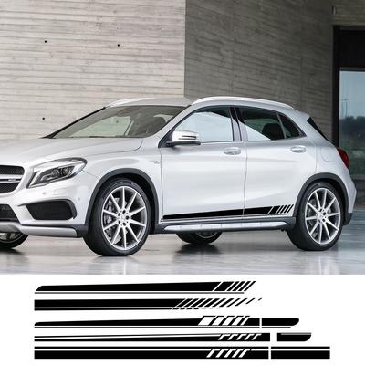 Различные стили автомобильных наклеек для Mercedes Benz GLA GLA45 GLA180 GLA200 GLA220 GLA250 X156 H247 AMG полосы виниловые наклейки аксессуары