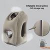 Portable Inflatable Travel Pillow Neck Support for Office Naps Airplane Flights Train Sleepouts Outdoor Camping