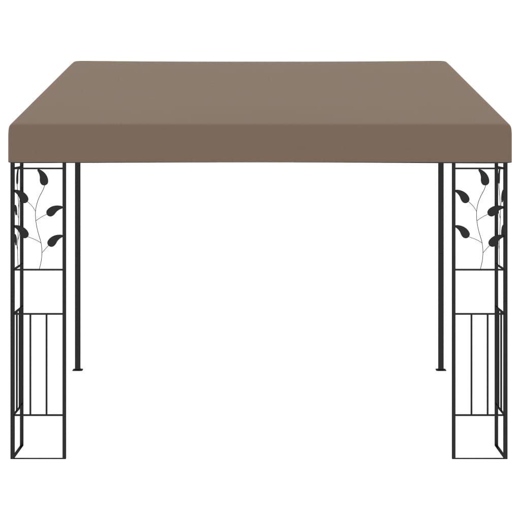 Wall Mounted Pavilion 3x3x2.5 m Taupe