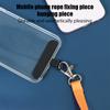 Universal Anti-lost Lanyard Strap Clip for Phone Rope Clip Hang Mobile Black Phone Chain Patch for Iphone Accessories