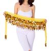 For Thailand/India/Arab Sequins Tassels Waist Chain Dancer Skirt Hip Scarf Belly Dance Belt