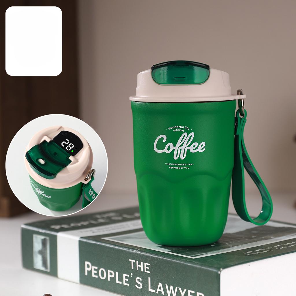Интеллектуальная рука для измерения температуры для повышения ценности кружки Кофейная чашка из нержавеющей стали 316 Бытовая термостойкая портативная чашка для воды