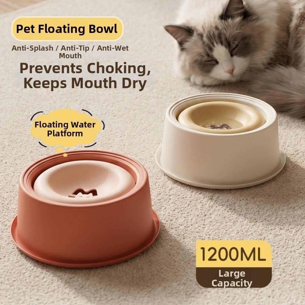 Large Capacity Slow Feeder Bowl Non-Slip Pet Feeding Dish Pet Water Bowl Small Dog