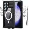 Для Galaxy S25 S24 S23 Ultra Plus Водонепроницаемый Ударопрочный Пылезащитный IP68 Подводный Встроенный Защитный Экран Анти-Царапина 360 Чехол
